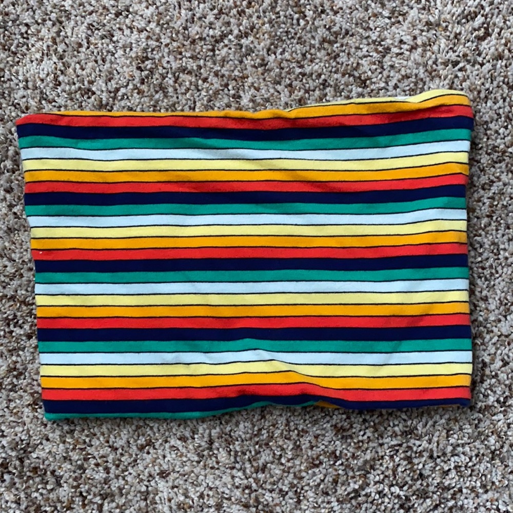 Rainbow Topshop Tube Top